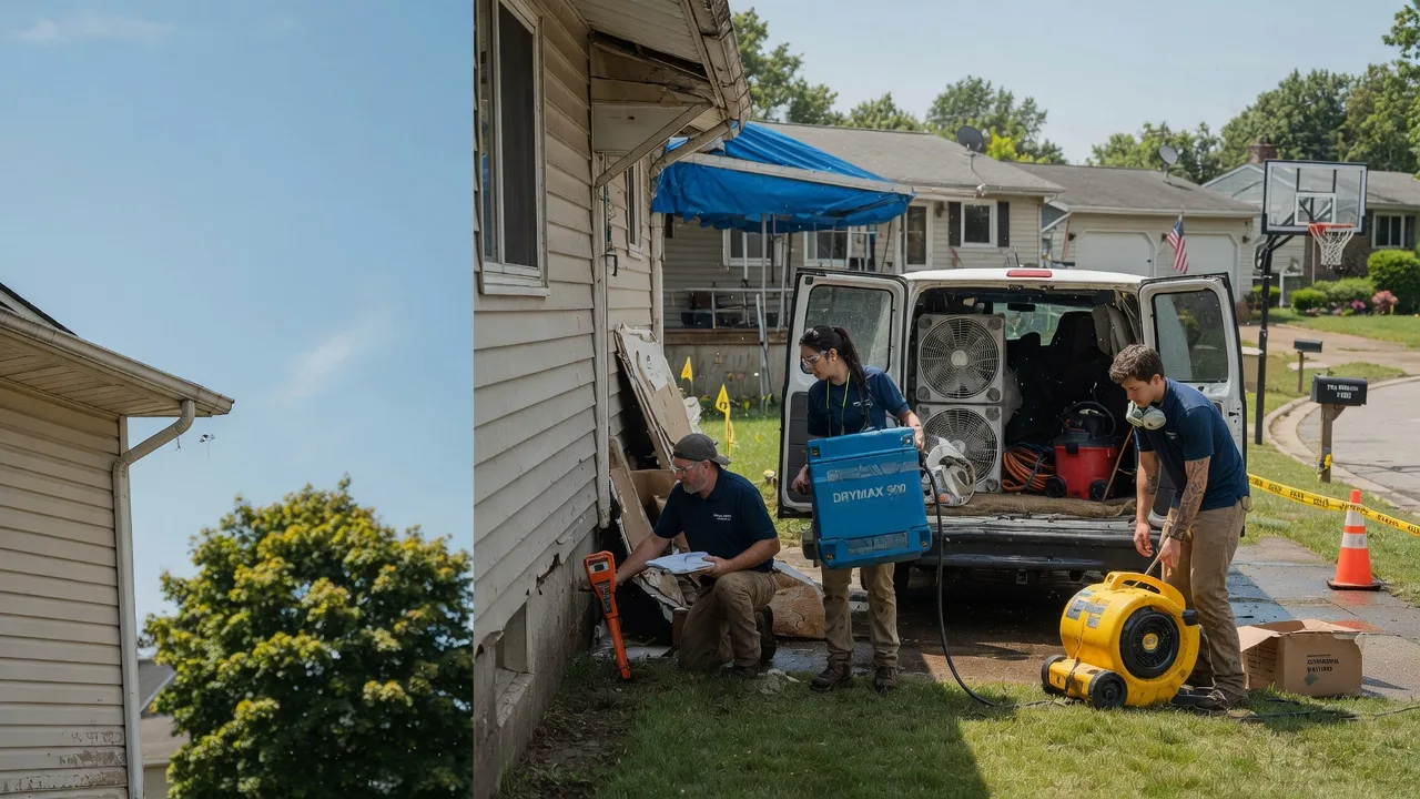 Ceiling Leak Cleanup in Britton, MI near me